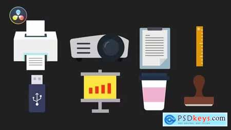 Office Elements Icons 38642097