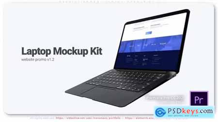 Website Promo. Laptop Mockup v1.2 38670799