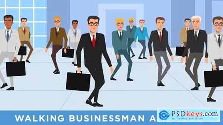 Walking Businessman Animation 21612372