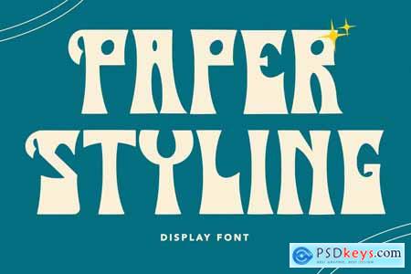 PaperStyling - Display Font