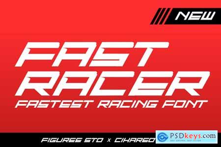 Fast Racer - Racing Display Font
