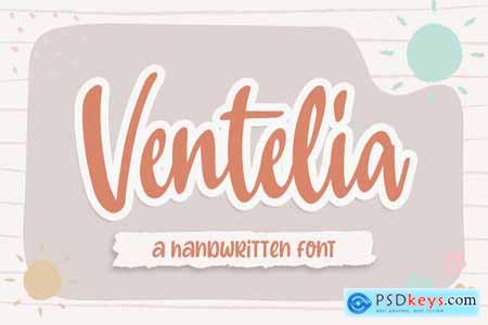 Ventelia a Handwritten Font