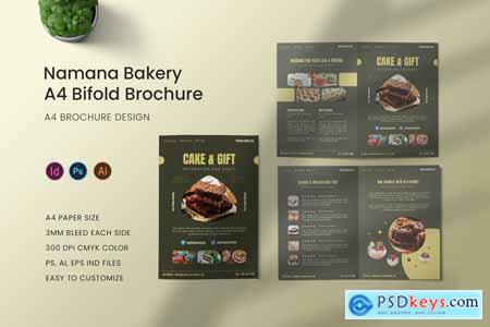 Namana Bakery Bifold Brochure