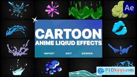 Cartoon Anime Liquid Effects - After Effects 38665455