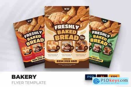 Bakery Flyer Ai, PSD, & EPS Template