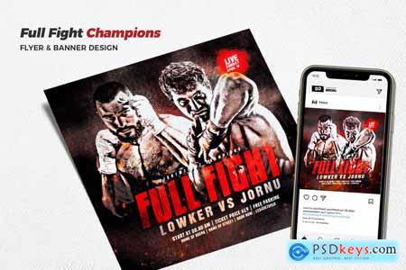 Full Fight Match Social Media Promotion