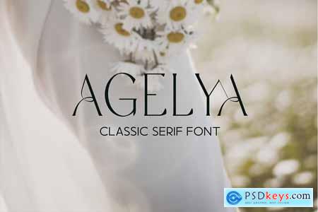 Agelya - Classic Serif Font