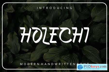 Holechi font