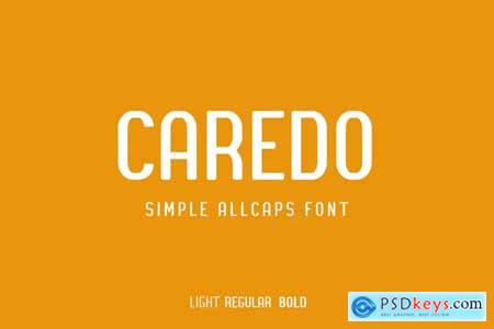 Caredo - Simple font