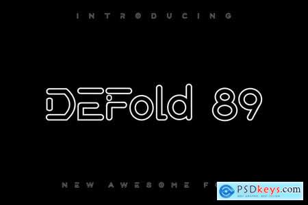 DEFold 89 Font