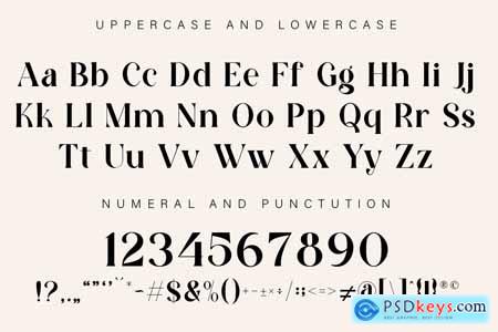 Serif Modern Display font
