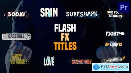 Flash FX Titles - Premiere Pro MOGRT 38677865