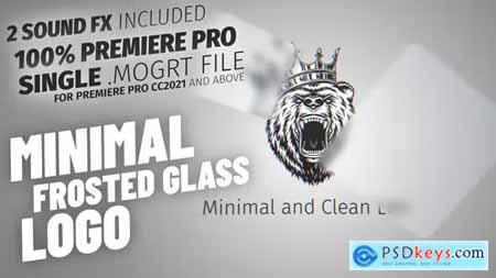 Minimal and Clean Glass Logo Mogrt 38685880