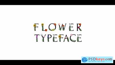 Flower Typeface - After Effects 38550255