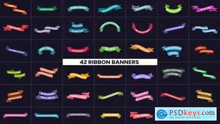 42 Ribbon Banners 38457473