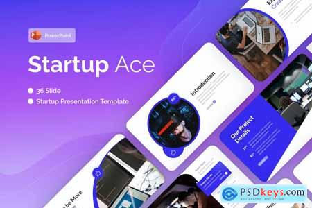 StartupAce Startup PowerPoint Template
