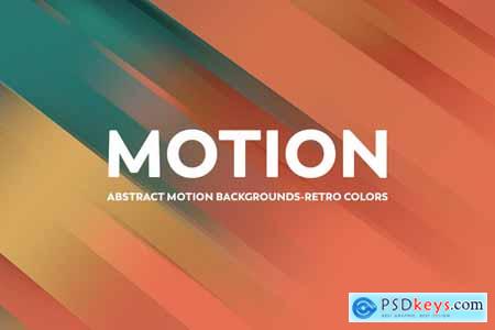 Abstract Motion Backgrounds-Retro Colors