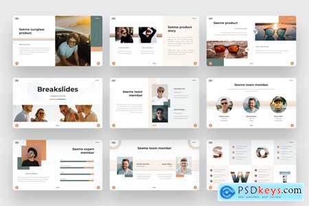 Seeme- Glasses PowerPoint Template