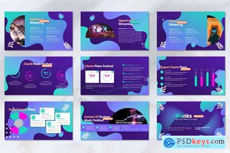 Orchase - Online Music Powerpoint Templates