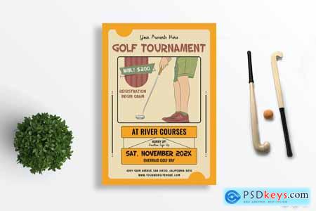 Golf Tournament Flyer Template 3TU5M63