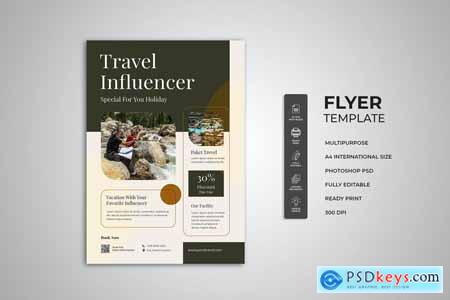 Travel Influencer Flyer