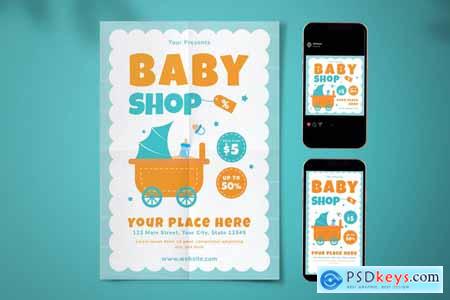 Baby Shop Flyer Set ZKR5CKE