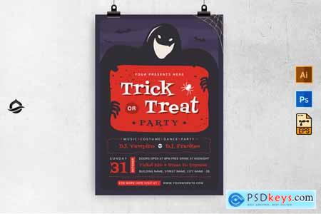 Halloween Event Party Flyer Template