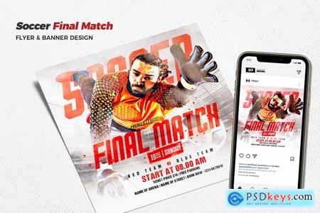 Soccer Final Match Social Media Promotion