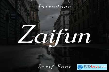 Zaifun Serif Font
