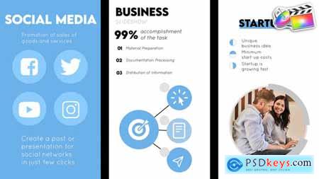 Business Social Media Slideshow FCPX
