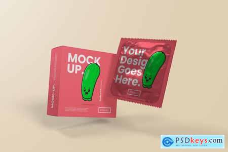 Condom Packaging - Mockup N7JJ548
