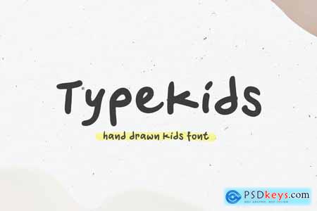 Typekids - Hand Drawn Kids Font