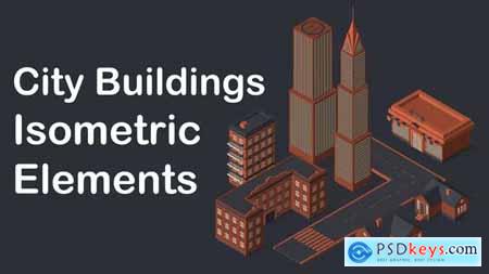Isometric City Buildings Toolkit For Explainer Video 38776985