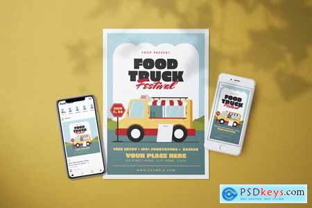 Food Truck Festival - Flyer Media Kit