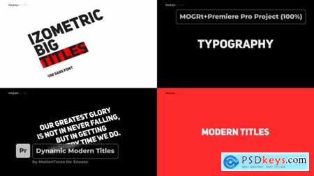 Dynamic Typography Titles - Premiere Pro 30752048