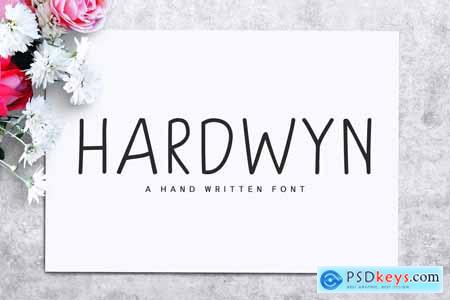 Hardwyn Handwritten Font
