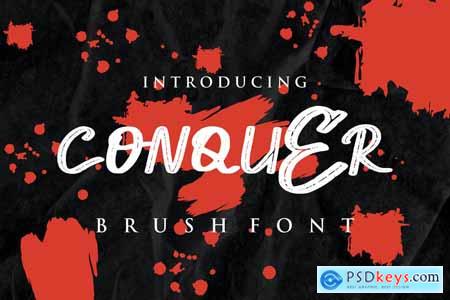 Conquer Brush Font
