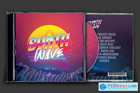 Synthwave CD Cover Artwork