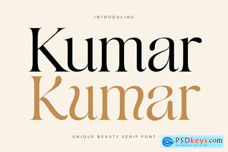 Kumar - Unique Beauty Serif Font