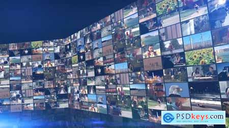 Three Screen Video Wall Intro Pack 38880878