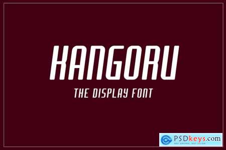 Kangoru - Modern display font