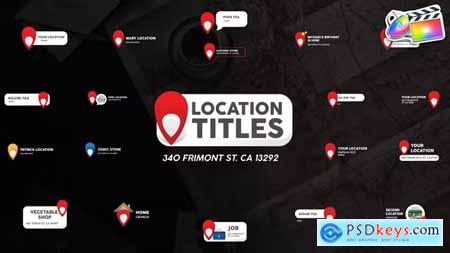 Location Titles for FCPX 38855620
