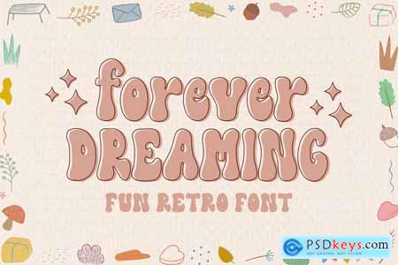 Forever Dreaming - Cute Retro Font