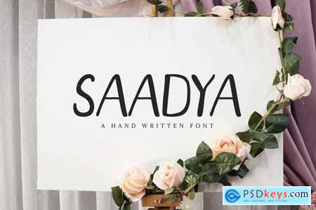 Saadya Sans Serif Font