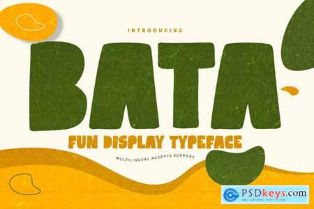 Bata - Display Fun Font
