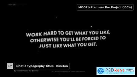 Kinetic Typography Titles - Kineton - Premiere Pro 30602690