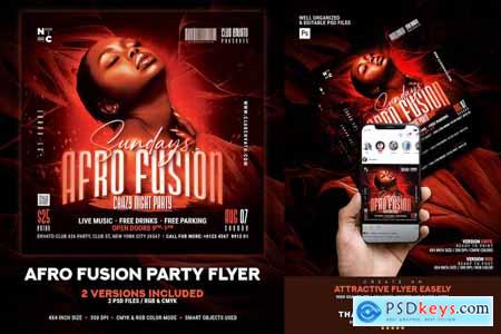 Afro Fusion Party Flyer