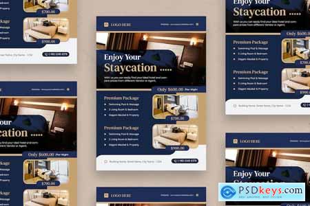 Enjoy Staycation - Flyer