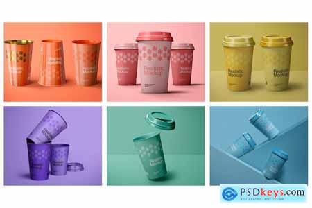 Paper Cup Mockup Set