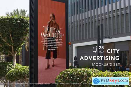 City Advertising MockUps Set